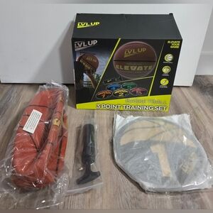 LVL UP Basketball Youth 3-Point Training Set - New In Box
